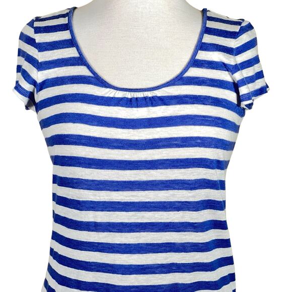 Tommy Bahama Women’s Linen Blue & White Striped Nautical Coastal Dress XXS - Picture 2 of 10